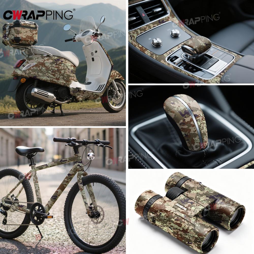 Automotive Vinyl Wrap Car Wrapping Film Anti-Scratch Camouflage Motorcycle Stickers Tuning Auto Accessories Car Body Films Parts