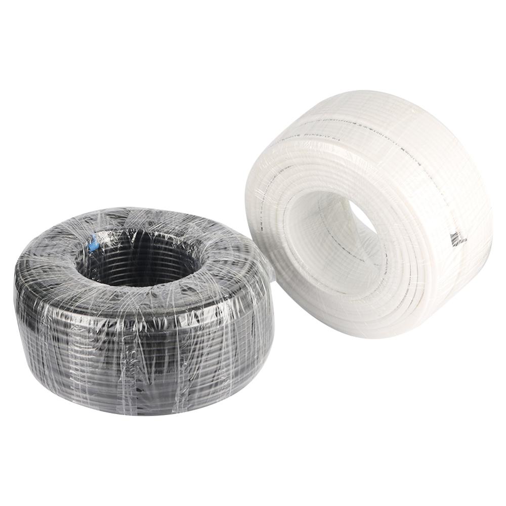 100M/Roll 1/4" PE Water Pipe Low Pressure Misting System Hose ID 4mm OD 6.35mm Garden Watering Irrigation Agriculture Tubing
