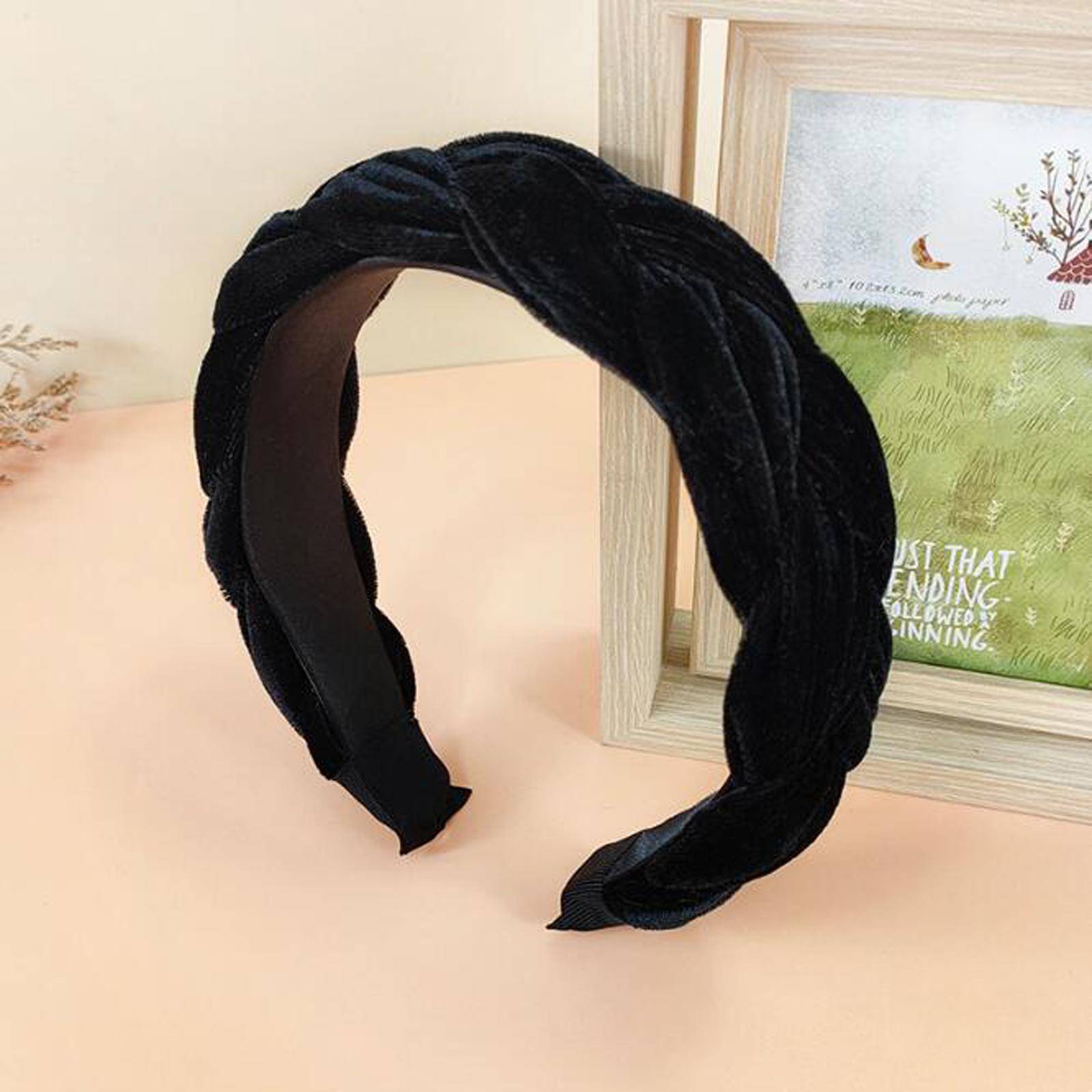 

PROLY Новая Мода Теплая Повязка на Голову для Женщин Ручной Работы Плетеная Повязка Зимний Повседневный Тюрбан Аксессуары для Волос