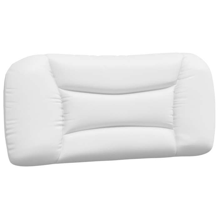 VidaXL Headboard Cushion, Reading Pillow with Zipper, Reading Cushion for Bed Bedroom, White 80 374533