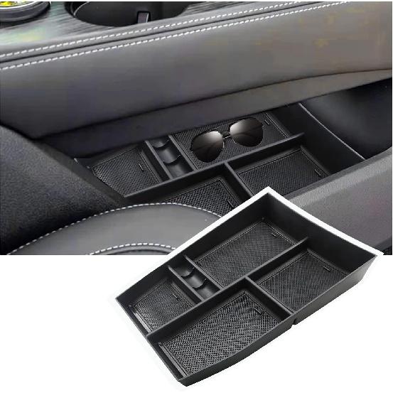 Lower Console Organizer Compatible with 2021 2022 2023 2024 2025 2026 Nissan Rogue(S/SL/SV/Platinum) Armrest Under Storage Box Tray Nissan Rogue