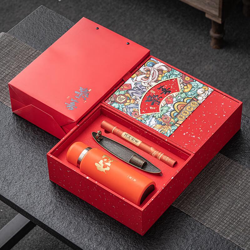 Cha Xun Chinese Style Ceramic Thermal Mug and Cup Gift Set