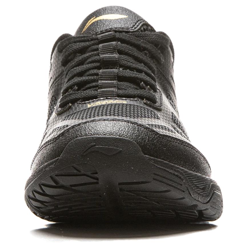 Li Ning stolní tenisové boty, pohodlné, jednoduché, moderní, odolné, odolné, nízké, unisex, černé, APPV009-2