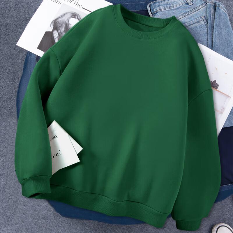 JEANSWEST Women's Autumn Loose Fit Round Neck Sweatshirt