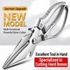 High-End Stainless Steel Kitchen Scissors for Home Use Multi-Functional Food Bone Cutting Meat Roasting Scissors5
