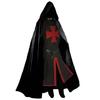 Handmade Medieval Mens Crusader Costume Knight Templar Warrior Cloak & Tunic Halloween Renaissance