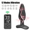 99 Gears Electric Shock 12 Mode Vibrators Anal Plug for Women Nipple Clitoris Vaginal Stimulator Men Butt Plugs Medical Sex Toys