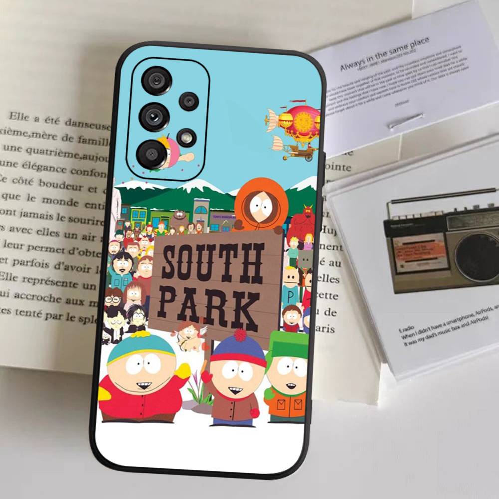 Cartoon S-South P-Park Phone Case For Samsung A 52 53 21 32 13 12 71 31 51 40 72 73 70 22 42 50 30 20 21 Shell