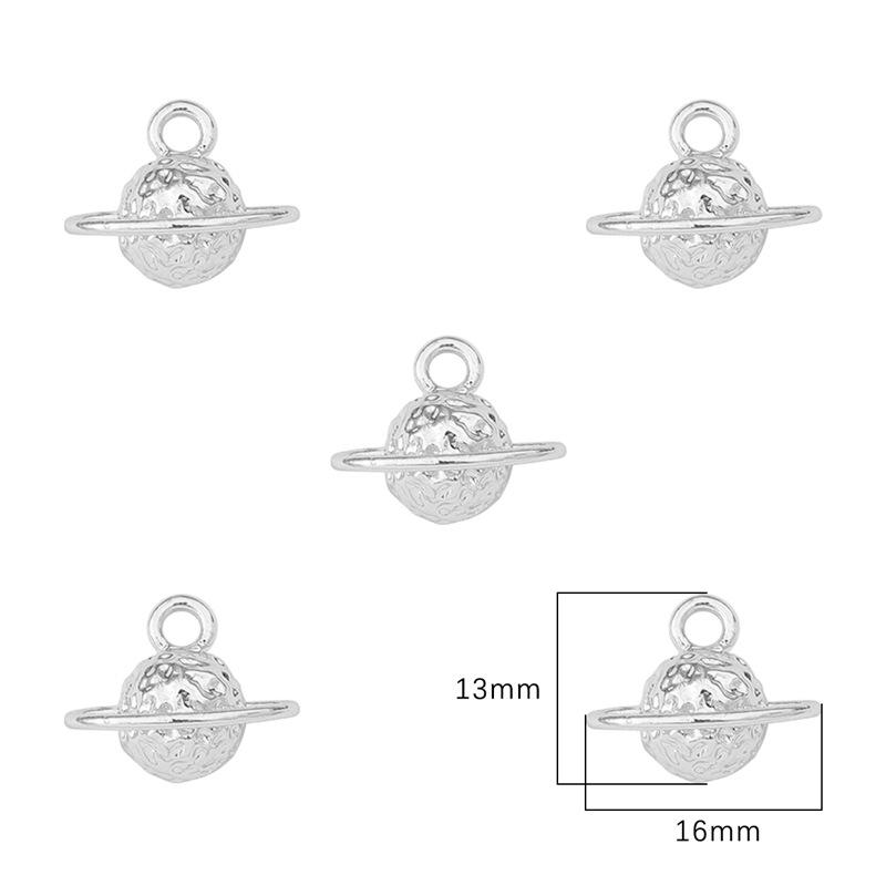 Enchanting Silver Tulip Hexagram Bow Star Rose Pendant for DIY Beading