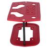 Battery Hold Down Tray Bracket Aluminum Ball Milled Fit for Optima 34 78 Batteries Red