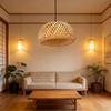 Zen Bamboo Art Pendant Lamp: Chinese, Japanese, Southeast Asian Style for Tea Rooms & B&Bs