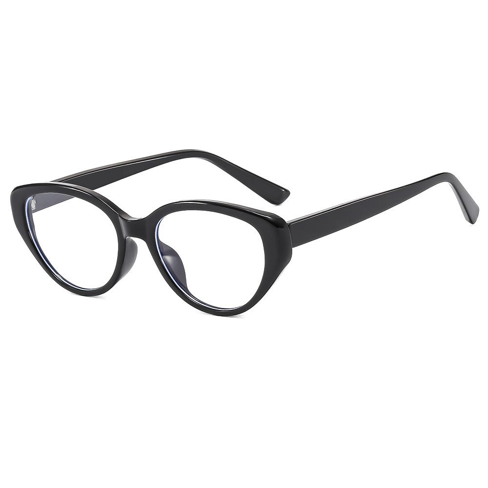 Personalized Cat Eye Anti-blue Light Glasses For Women Myopia Glasses Fashionable Flat-light Glasses 9027