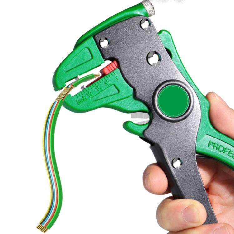 Ergonomic Comfortable Grip Wire Cutter and Stripper Automatic Function Suitable for Efficient Electrical Tasks Safety Lock