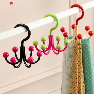 Tragbare 360° drehbare Haken Multifunktionale Schlafzimmer Schalständer BH Schal Hüte Taschen