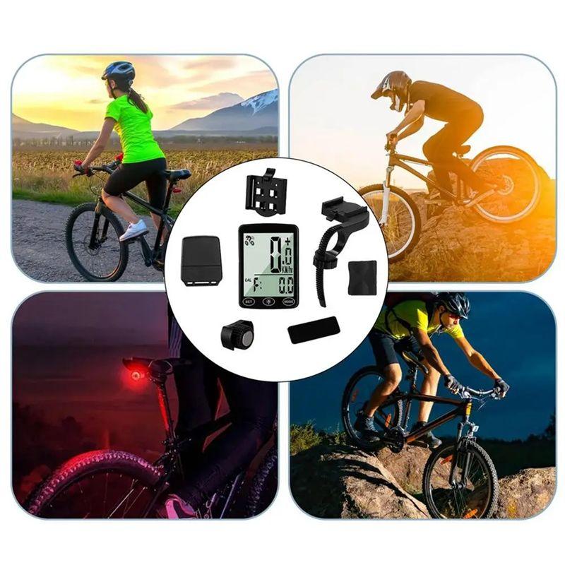 NEW HOT In Stock-Bicycle Wireless Speedometer Automatic Cycle Bikes Computer Odometer Cycling Computer Speedometer