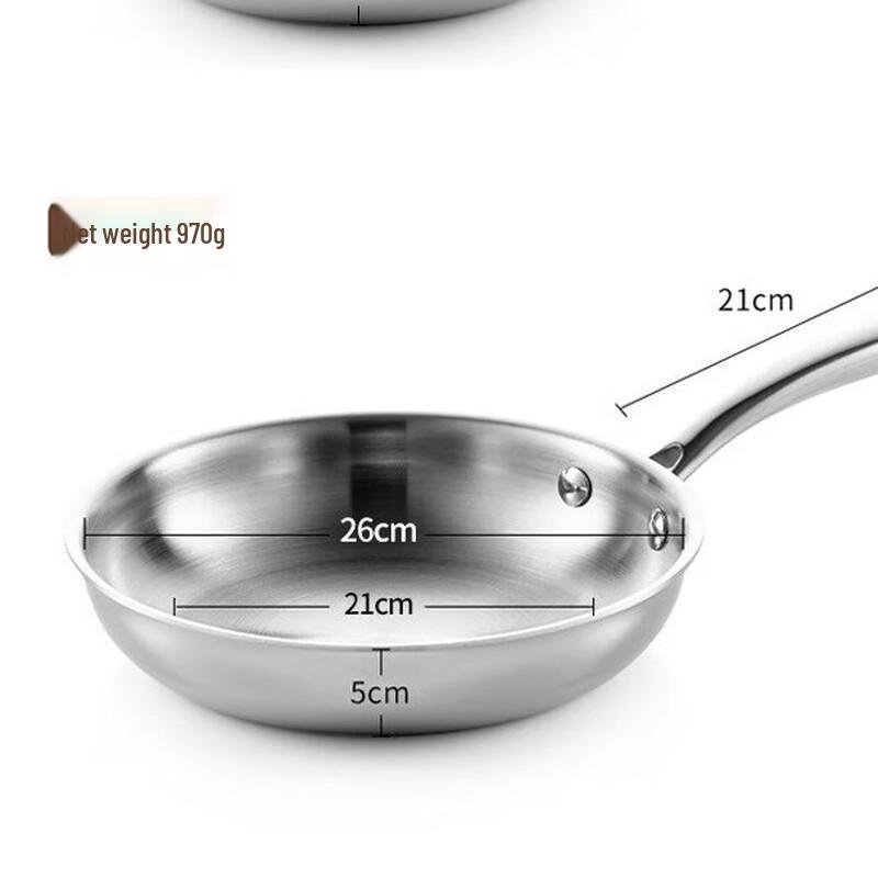 Lilang Stainless Steel Non-stick Frying Pan