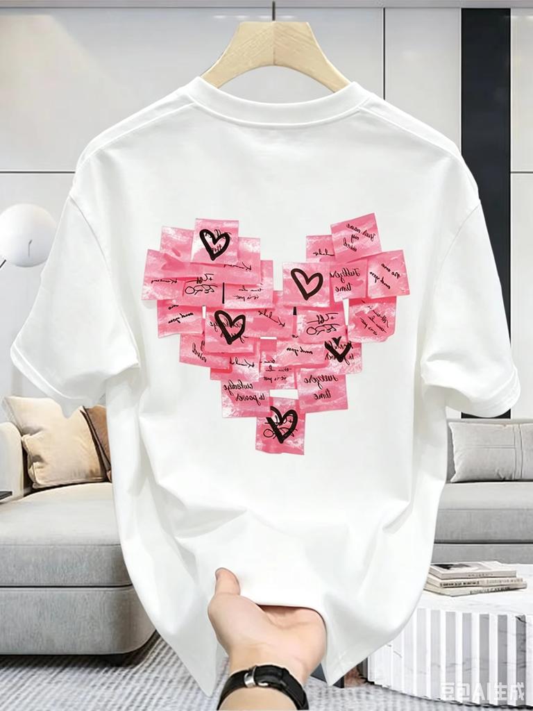 Couple Sportscraut Cotton Short Sleeve Tshirt Young Unisex And Unisexs Summer Ins Loose Casual Half Sleeve Top
