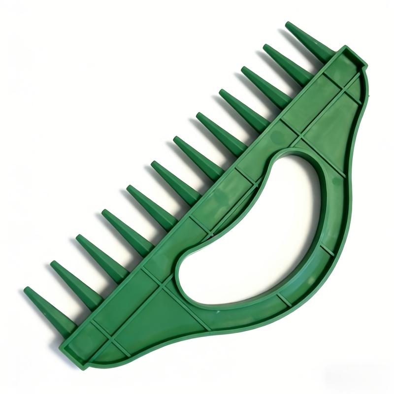 1PC Multi-tooth Garden Rake, High-quality Plastic, Fine Comb Teeth Can Easily Rake Soil