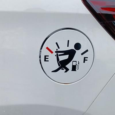 1Pc Funny Car Stickers High Gas Consumption Decal Fuel Gage Empty Stickers Waterproof Auto Tank Stickers For Car Styling