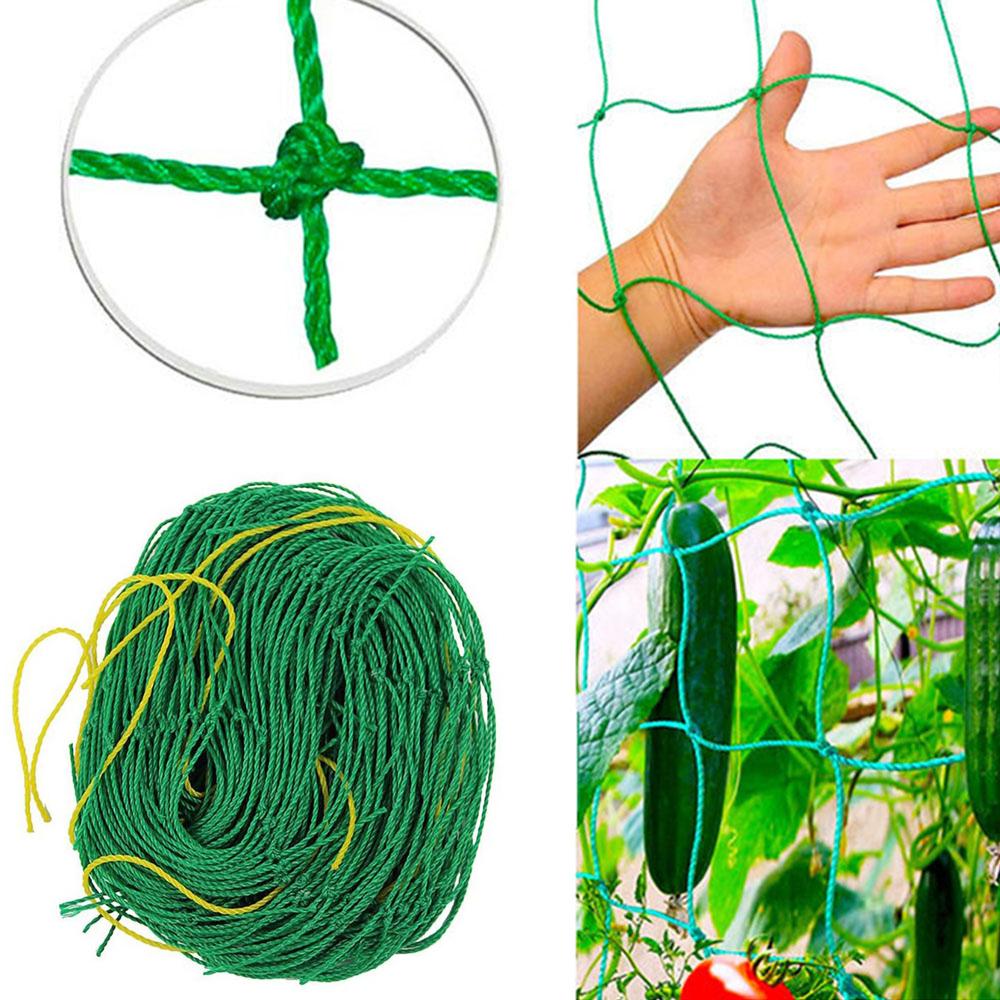 Planting Specialized Vine Nets For Fruits And Vegetables, Green Plant Supports, Vegetable Gardening Climbing Nets