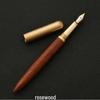 Brass Sandalwood Fountain Pen Set for Students - Customizable Signature Pen with Engraved Logo