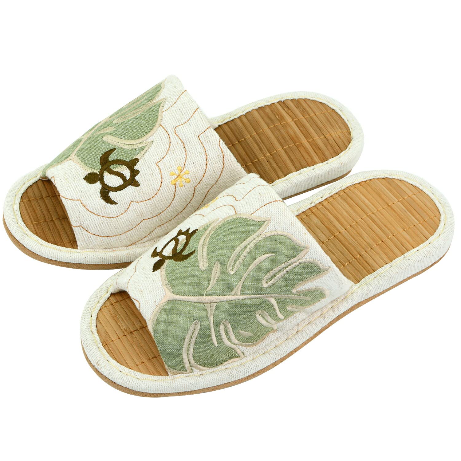 

Room Bamboo Tea Hawaiian Brown Green L [Lagarte] Тапочки, Бамбук, Стильный, Носить, Тапочки, Натуральный, Бамбук, Takenaka, Здоровый, Мужской, Женский, Одеяло,