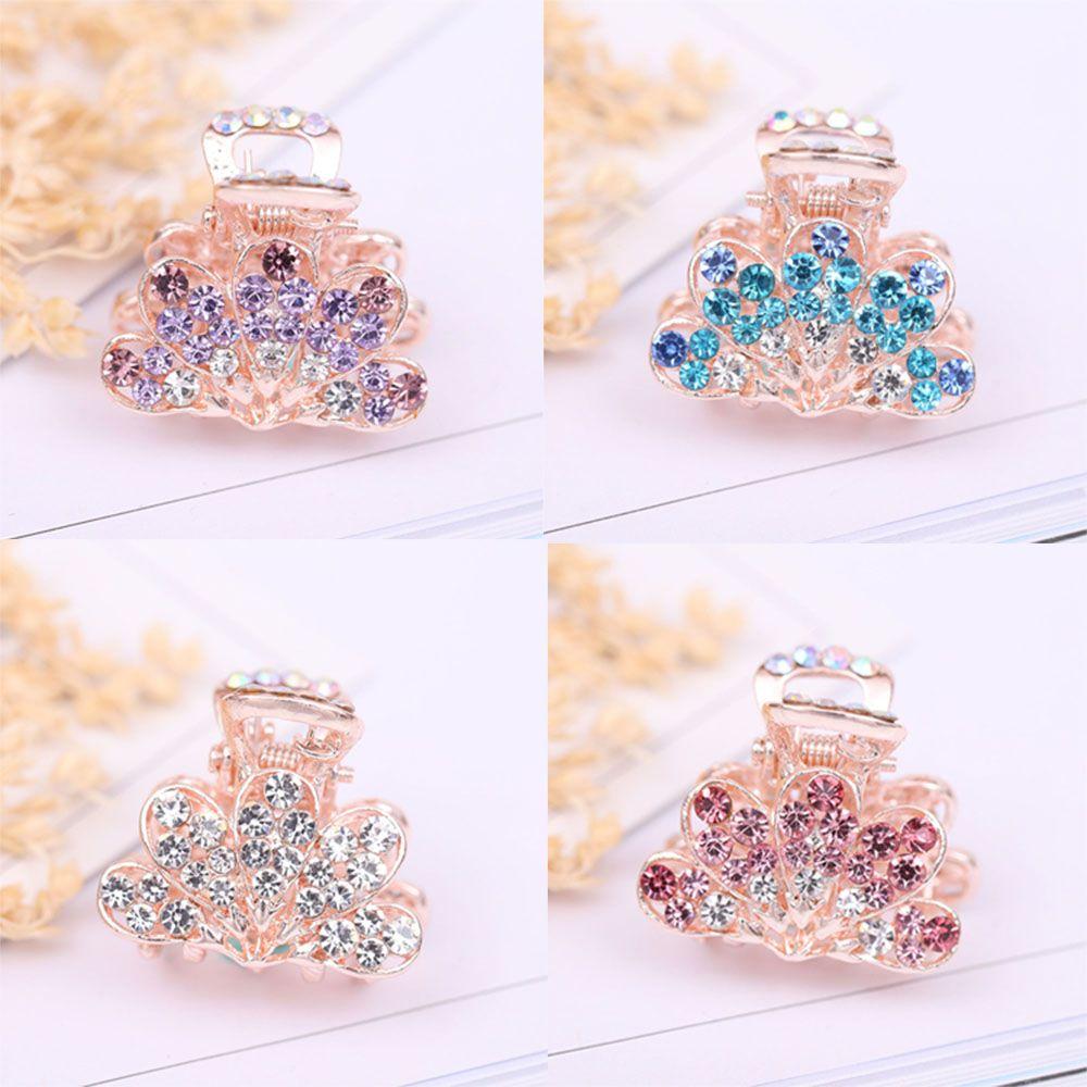

Hair Accessories Crystal Rhinestone Mini Styling Tool Hairpin Barrette Hair Clip Crown Hair Claw
