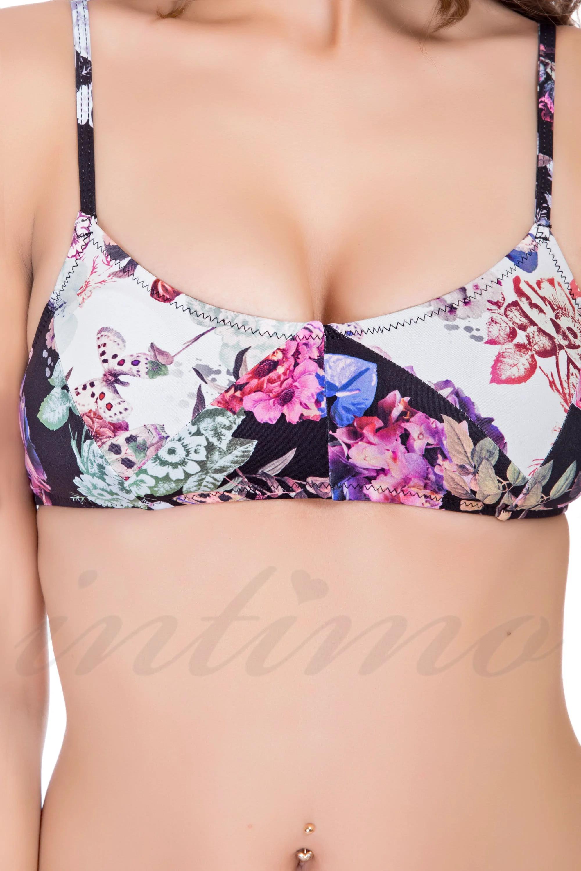 

Купальник із ущільненою чашкою, плавки сліп Lida (45541) 42B/S різнокольорові кольору