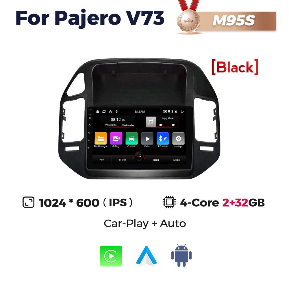 Mitsubishi Pajero V73 Central Control GPS Navigator with Wireless CarPlay