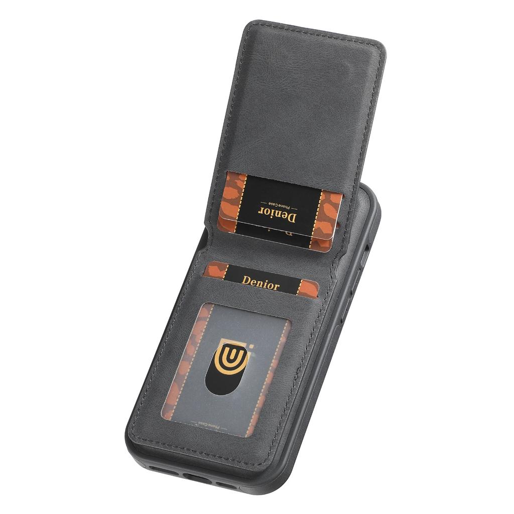 DENIOR D17 For iPhone 15 Pro Max Case Compatible with MagSafe Card Bag Phone Cover