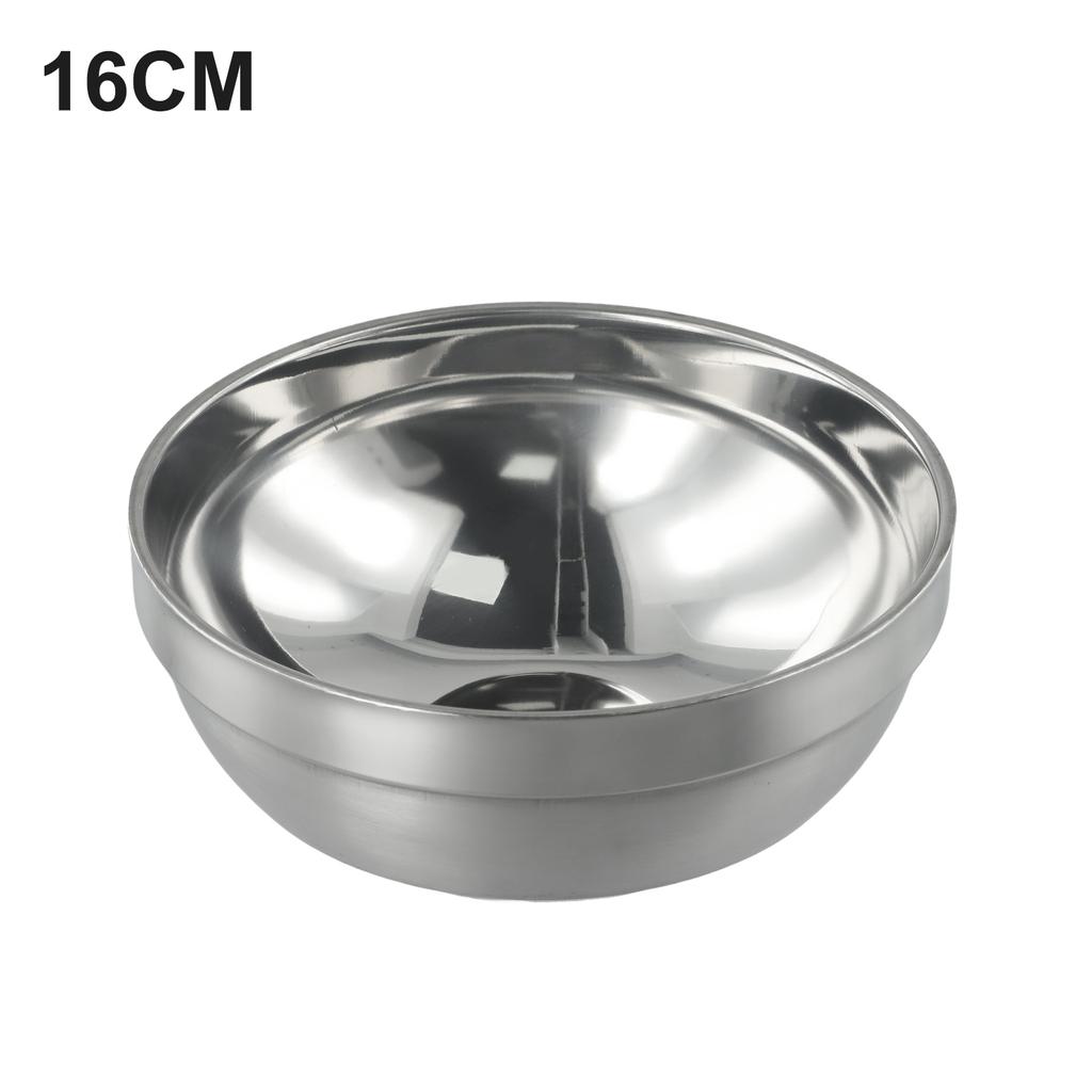 Insulated Stainless Steel Bowls Set for Serving Salad and Dipping Sauce Great for Family Kitchens Hotels and Banquets