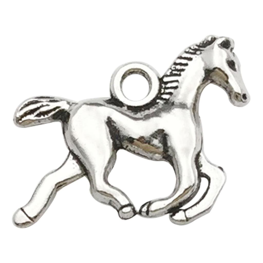 DIY Handmade Western Cowboy Jewelry: Horseshoe, Hat, Cactus Alloy Pendant Bracelet Charm