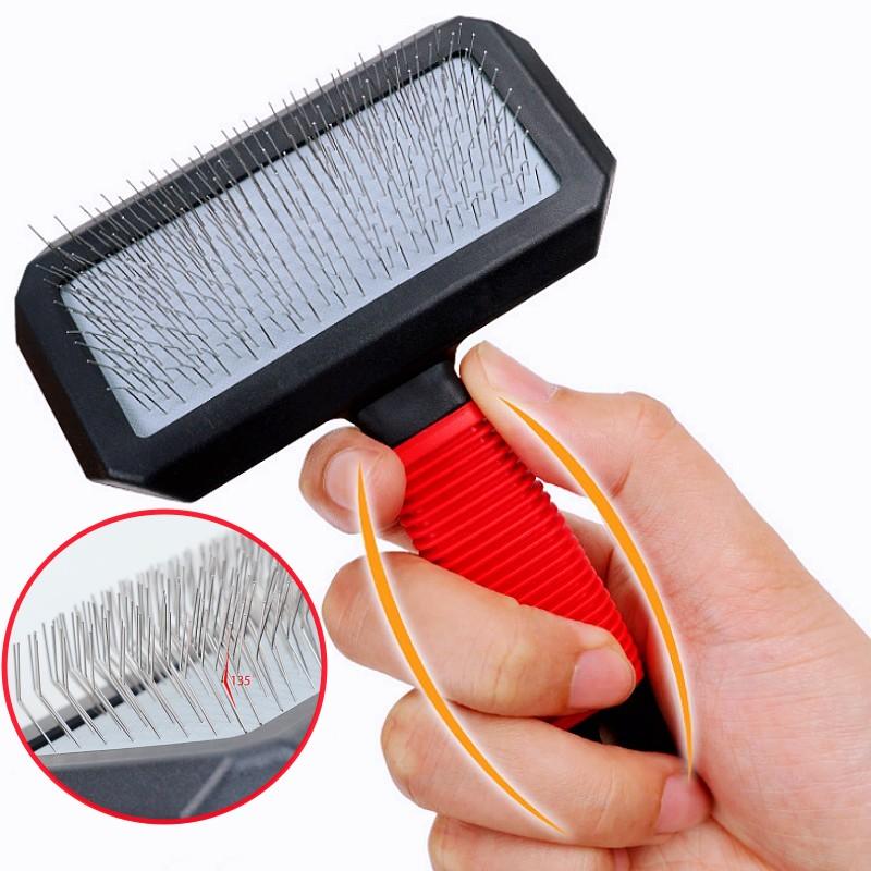 Dog Brush Massage Dogs Brush Pet Hair Remover Long Teeth Comb for Dogs Hair Knot Cleaning Dog Grooming Cat Comb Pet Supplies