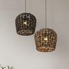 Ručně pletené vintage stínidla závěsných lamp