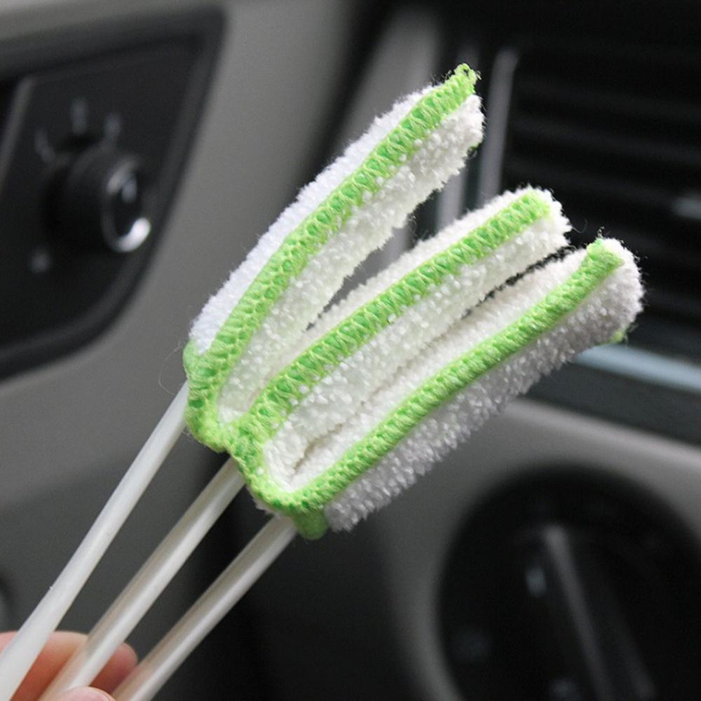 Plastic Car Brush Cleaning Tool Auto Air Conditioner Vent Blinds Cleaner