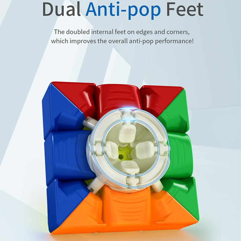 Bucubke RS3M 3x3 Magnetic Levitation Magic Cube RS3 M 2021 [Built-in Magnets] Puzzle Magic Cube MFJS RS3M Maglev 3x3x3 Stickerless Magnetic