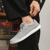 Breathable Wide Toe Casual Sneakers Knitted Mesh Gym Training Shoes Non-slip Walking Flat Shoes Elastic Soled