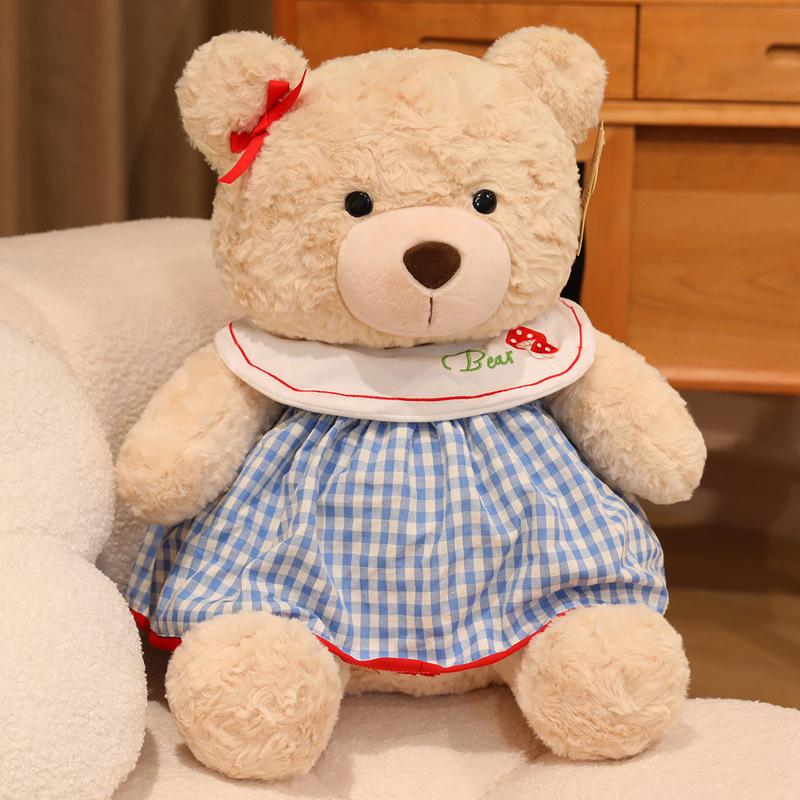 

Non-Toxic 30-70Cm Kawaii Clothed Couple Bear Plush Toy Stuffed Animal Teddy Bear Plushie Doll Birthday Gift For Children Kids Home Decor 30cm