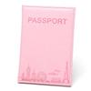1 Stück Reisepass-Schutzhülle aus Pu-Leder, Dokumentenetui, Reisepass, Schutzhülle, Material, wasserdicht, für Frauen und Mädchen