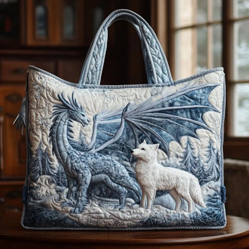 TEMU Womens Fashion Printed Tote Shoulder Bag 600D Oxford Cloth