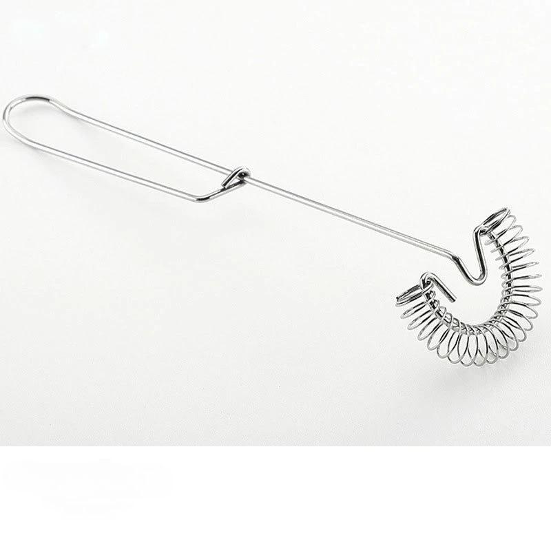 

Stainless Steel Portable Spring Egg Stirrer Beater Baking Pastry Tools Manual Coil Whisk Milk Blender Whisking for Kitchen Tools