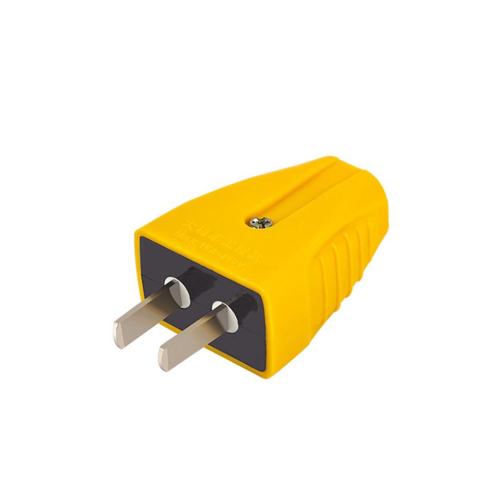 Two-Pin Power Wiring Plug 10-16A 250V Rotatable Plug CN Electrical Wiring Accessories  Industrial
