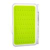 Waterproof Single Side Plastic Fly Box Silicone Pad Insert Fly Storage Fishing Tackle Box Clear Lid Fly Box Container