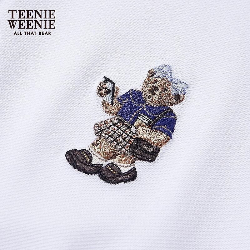 Teenie Weenie Women's Preppy Color-block Pleated Midi Dress