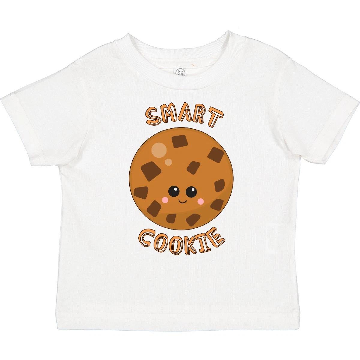 

Inktastic Smart Cookie Toddler T-Shirt Children Cute Pun Dessert Treat Kids Kid 120