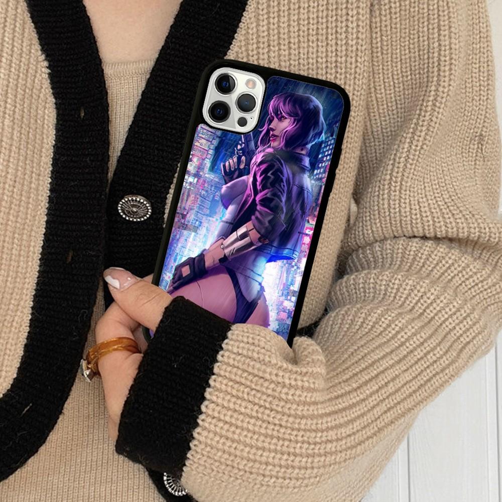 Ghost in the Shell Phone Case Silicone PC+TPU For For iPhone  11 12 13 14 15 16 Plus Pro Max Cover iPhone 14