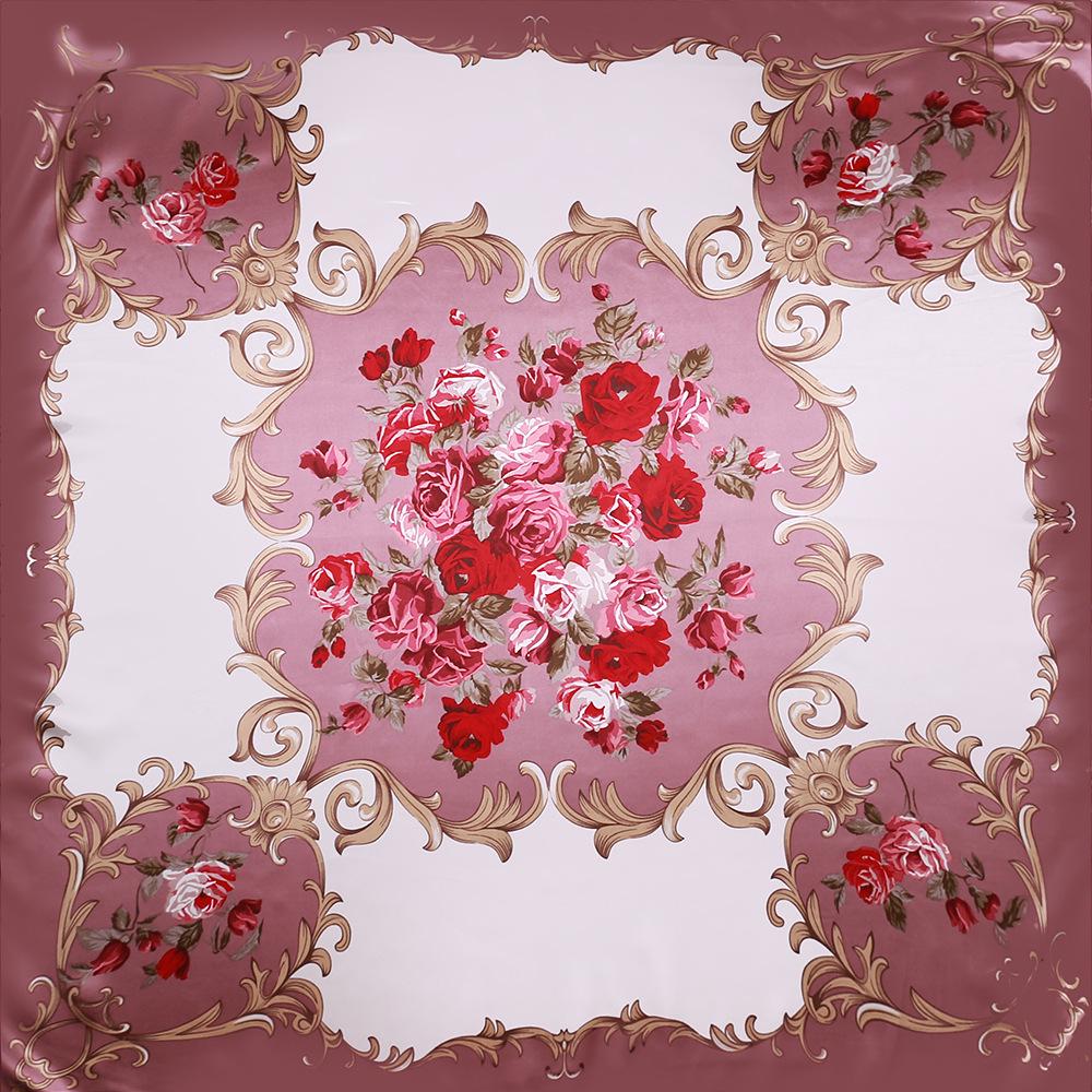 Vysoce kvalitní luxusní hedvábné šátky čelenka Šály Šála na krk pro ženy Řetízek Hedvábný šátek Dámská ozdobná šála