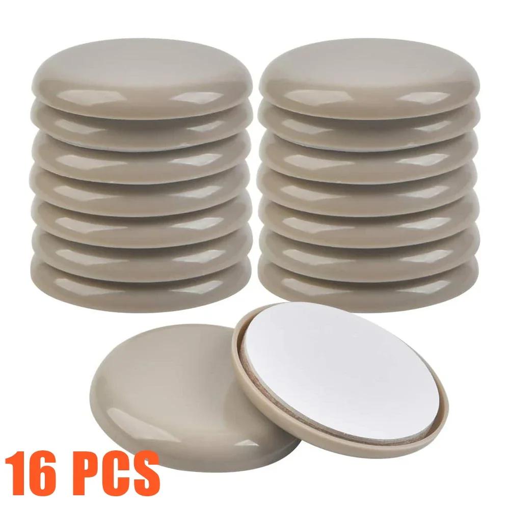 16Pcs Furniture Sliders Self-adhesive Table And Chair Foot Pads Silent Furniture Moving Slider Pads For Heavy Duty Furniture