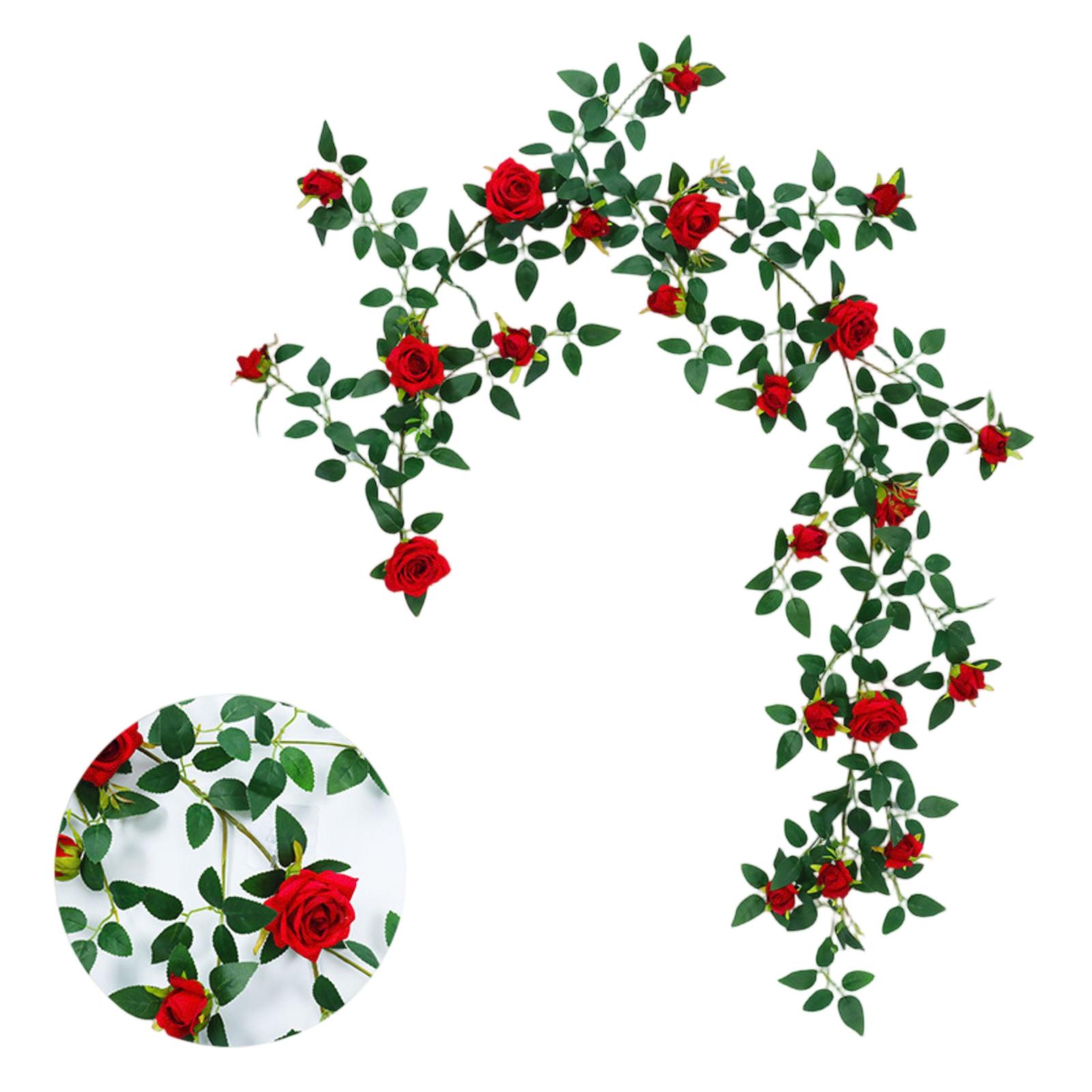 

1,8 м Искусственная цветочная лоза, Искусственная цветочная лоза, Пластиковый цветок, Маскировка трубы, Украшение балкона One Size