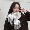 Advanced autumn and winter imitation cashmere plaid scarf women's winter new versatile student warm scarf